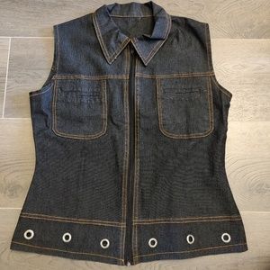 Denim vest